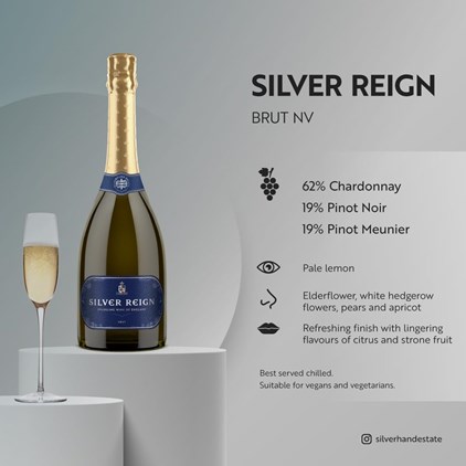 View Silver Reign Brut English Sparkling Wine 75cl number 1